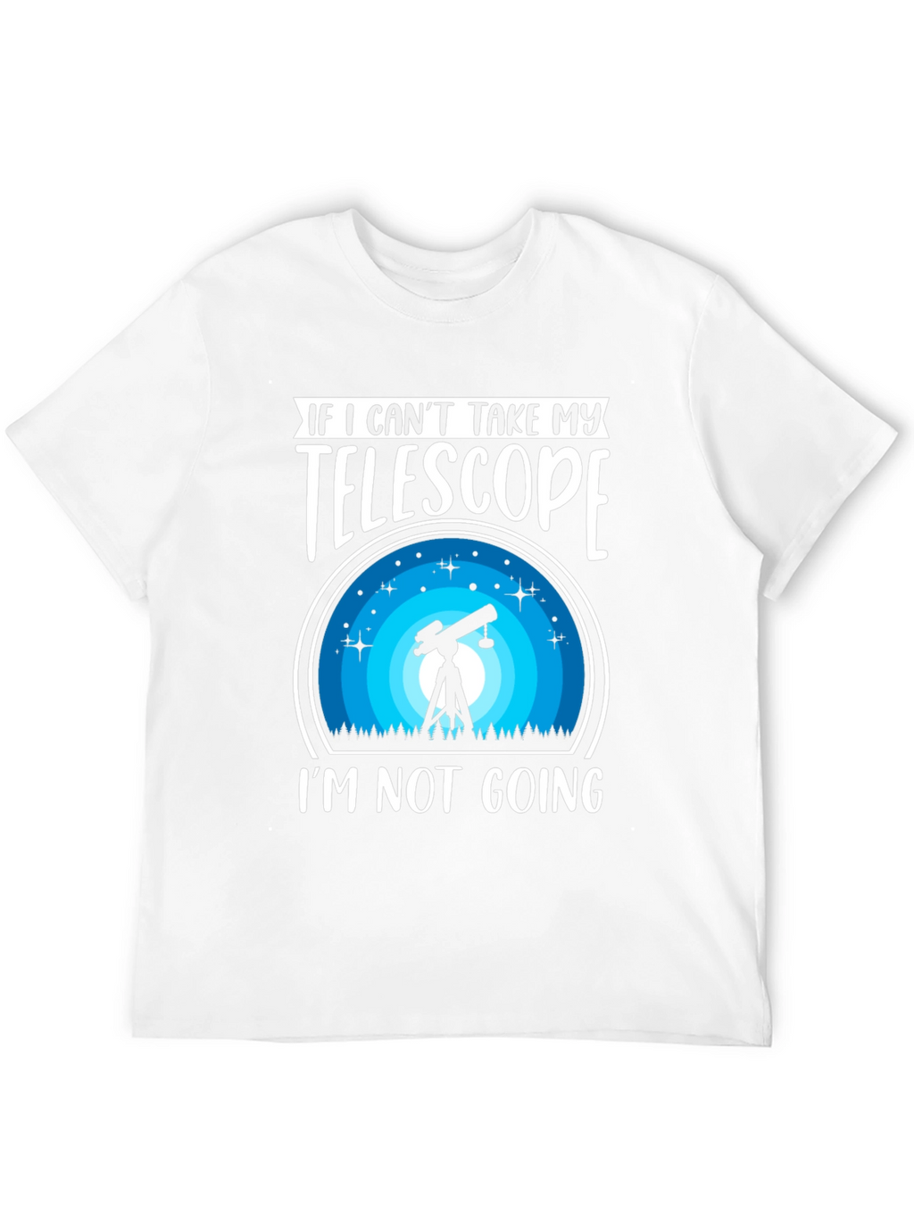 Camiseta con Diseño Divertido de Telescopio