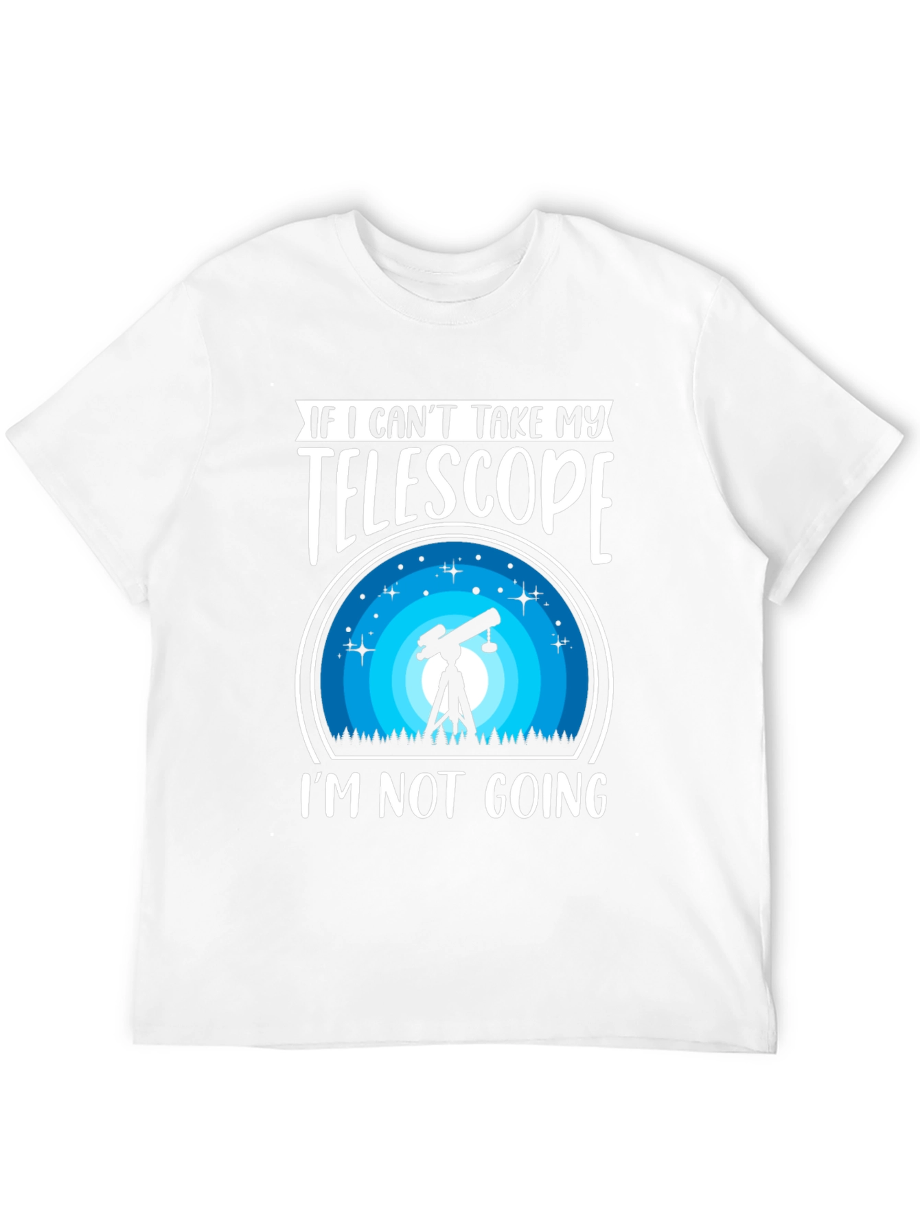 Camiseta con Diseño Divertido de Telescopio