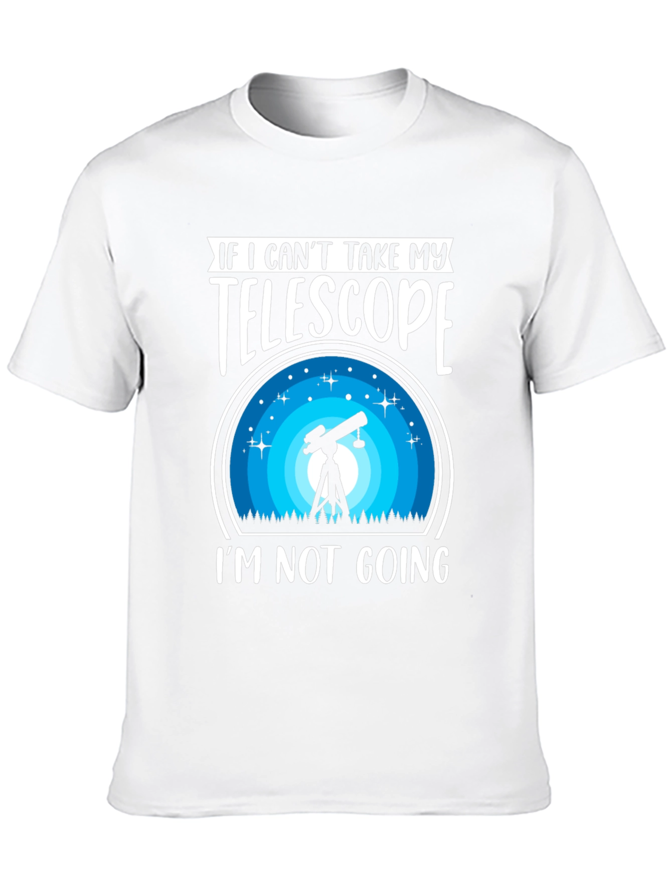 Camiseta con Diseño Divertido de Telescopio