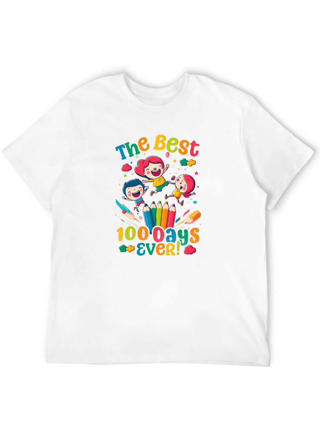 Camiseta Negra 100 Días Más Geniales