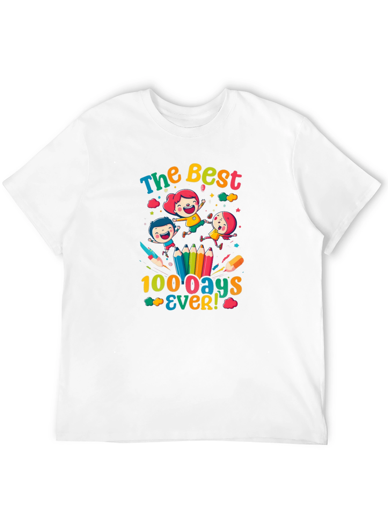 Camiseta Negra 100 Días Más Geniales