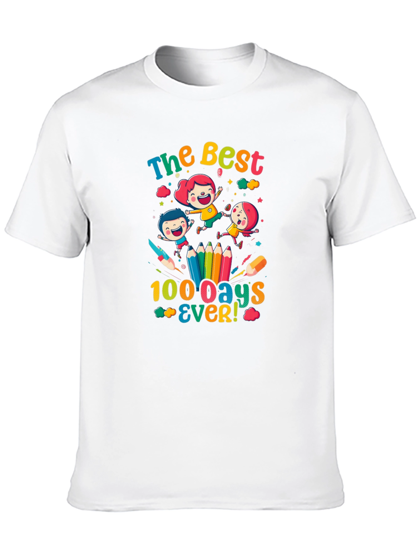 Camiseta Negra 100 Días Más Geniales