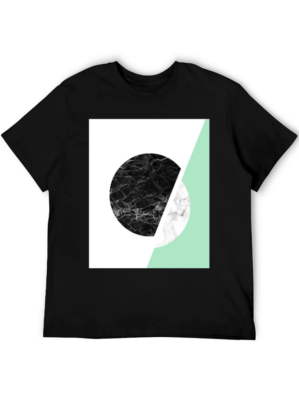 Camiseta Hombre Diseño Geométrico Moderno
