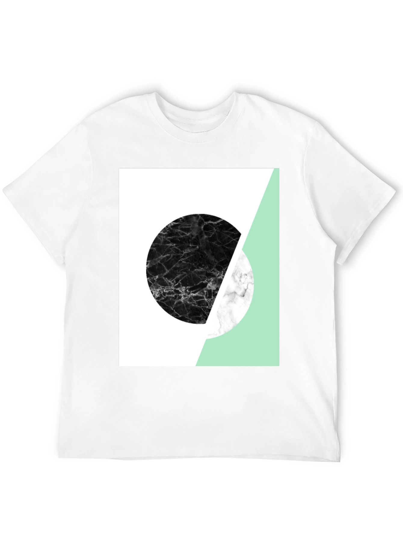 Camiseta Hombre Diseño Geométrico Moderno