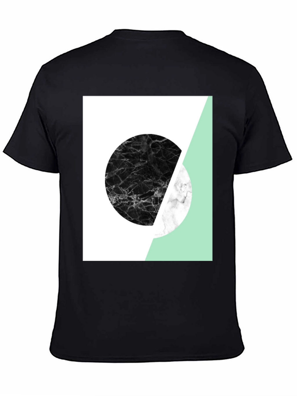 Camiseta Hombre Diseño Geométrico Moderno