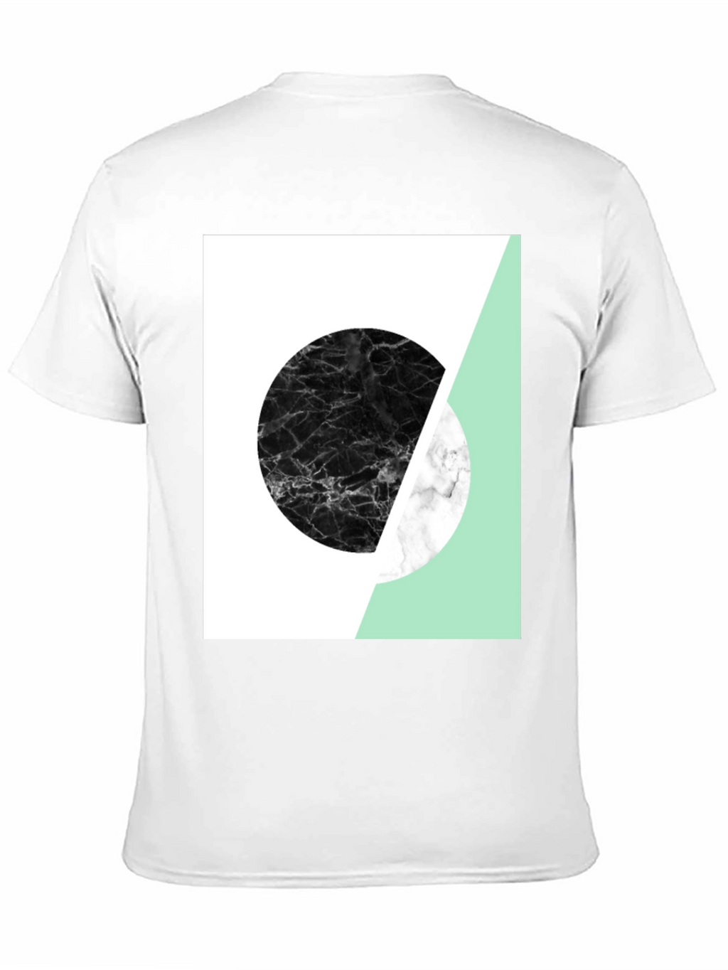 Camiseta Hombre Diseño Geométrico Moderno