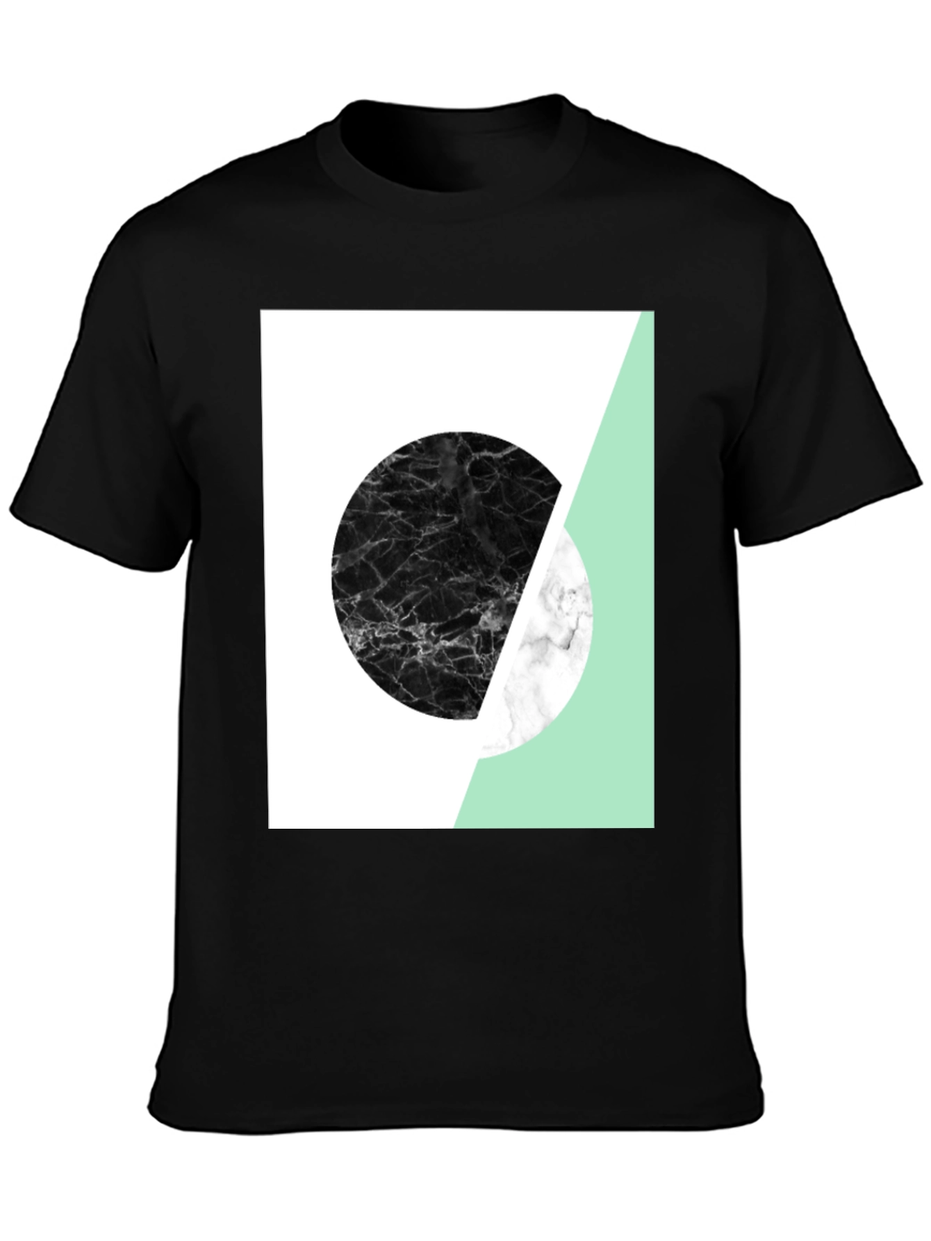 Camiseta Hombre Diseño Geométrico Moderno
