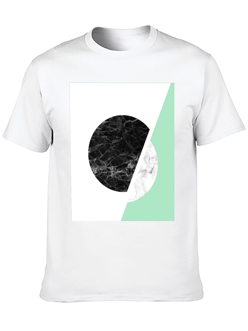 Camiseta Hombre Diseño Geométrico Moderno