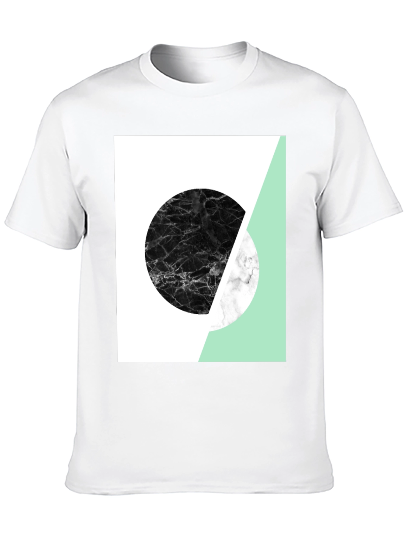 Camiseta Hombre Diseño Geométrico Moderno
