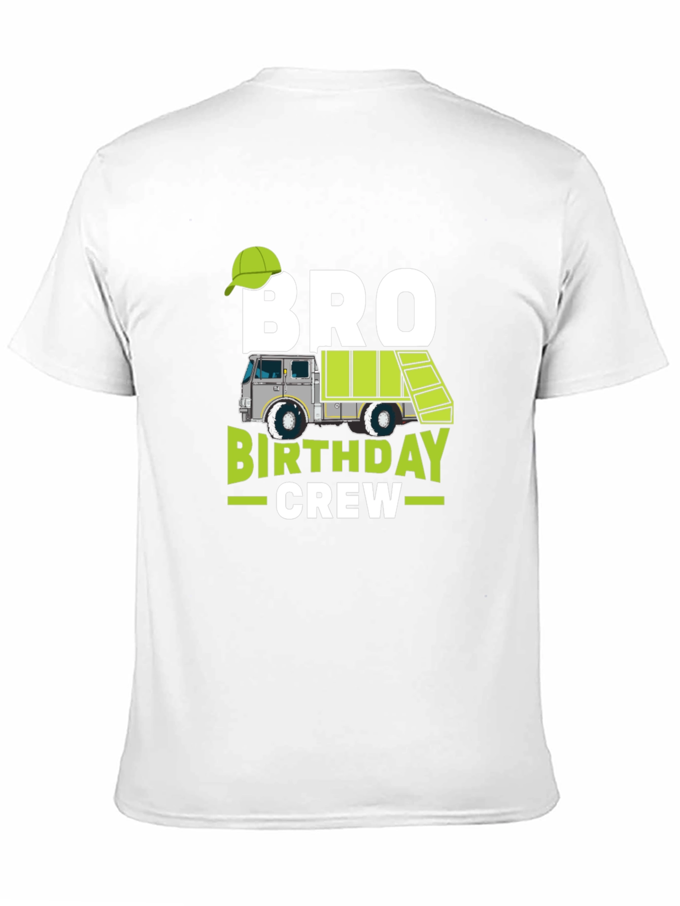 Camiseta Negra Bro Birthday Crew Cumpleaños