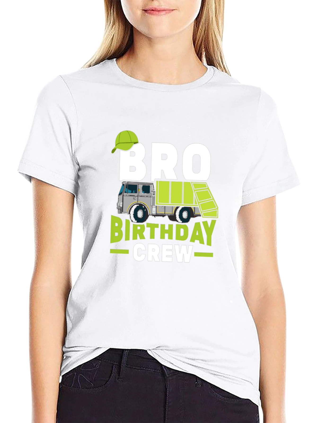 Camiseta Negra Bro Birthday Crew Cumpleaños
