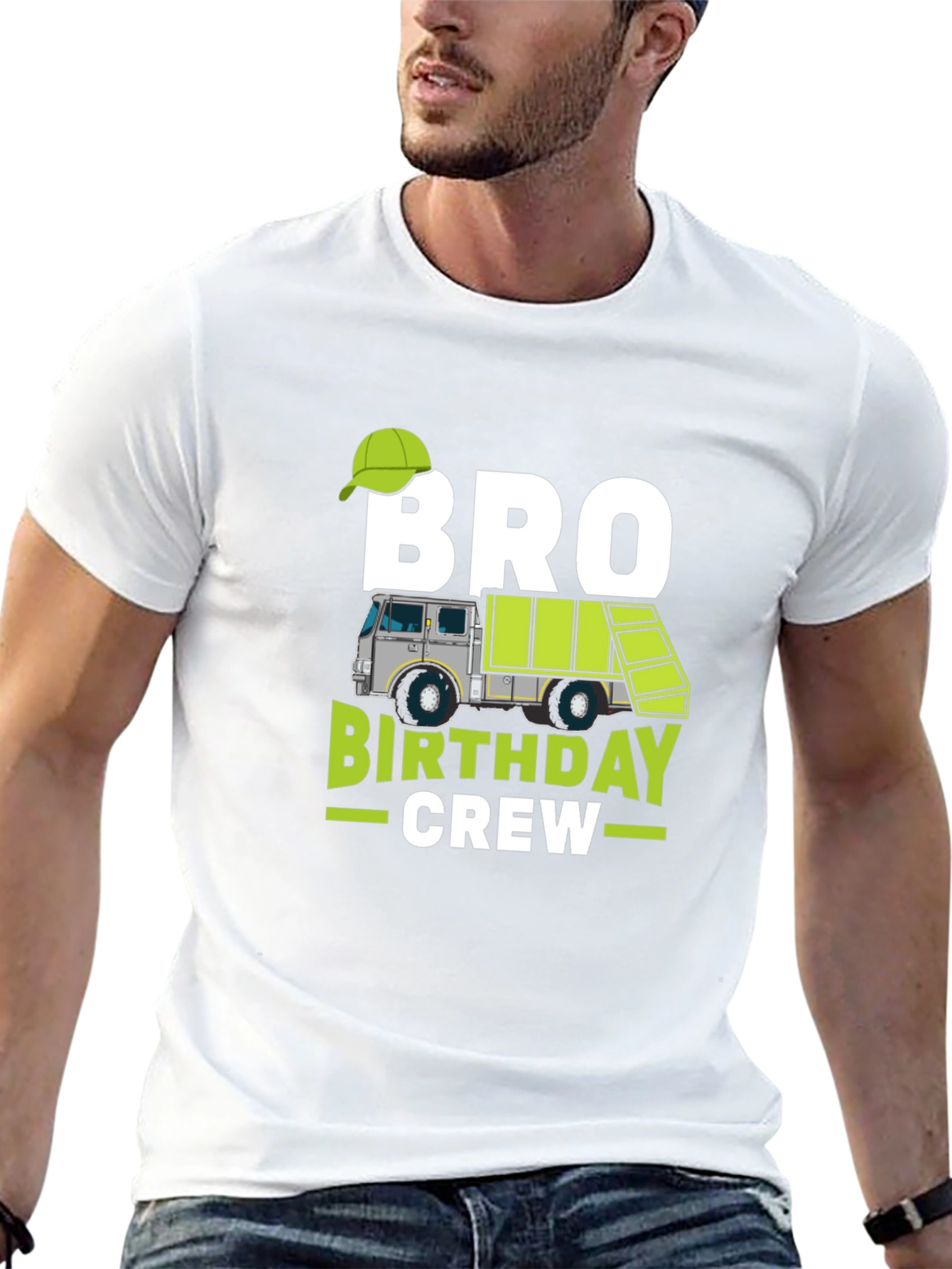 Camiseta Negra Bro Birthday Crew Cumpleaños