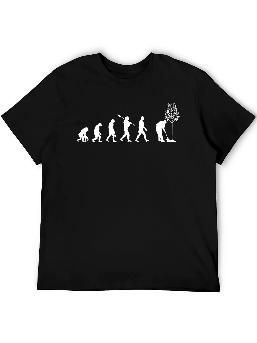 Camiseta Hombre Evolución Jardinero - Humor