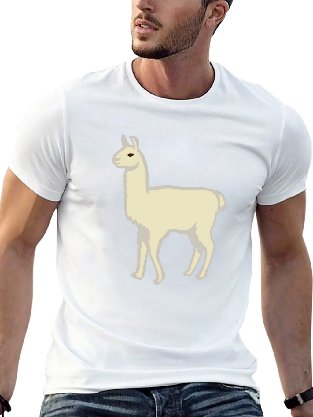 Camiseta Negra con Diseño de Llama