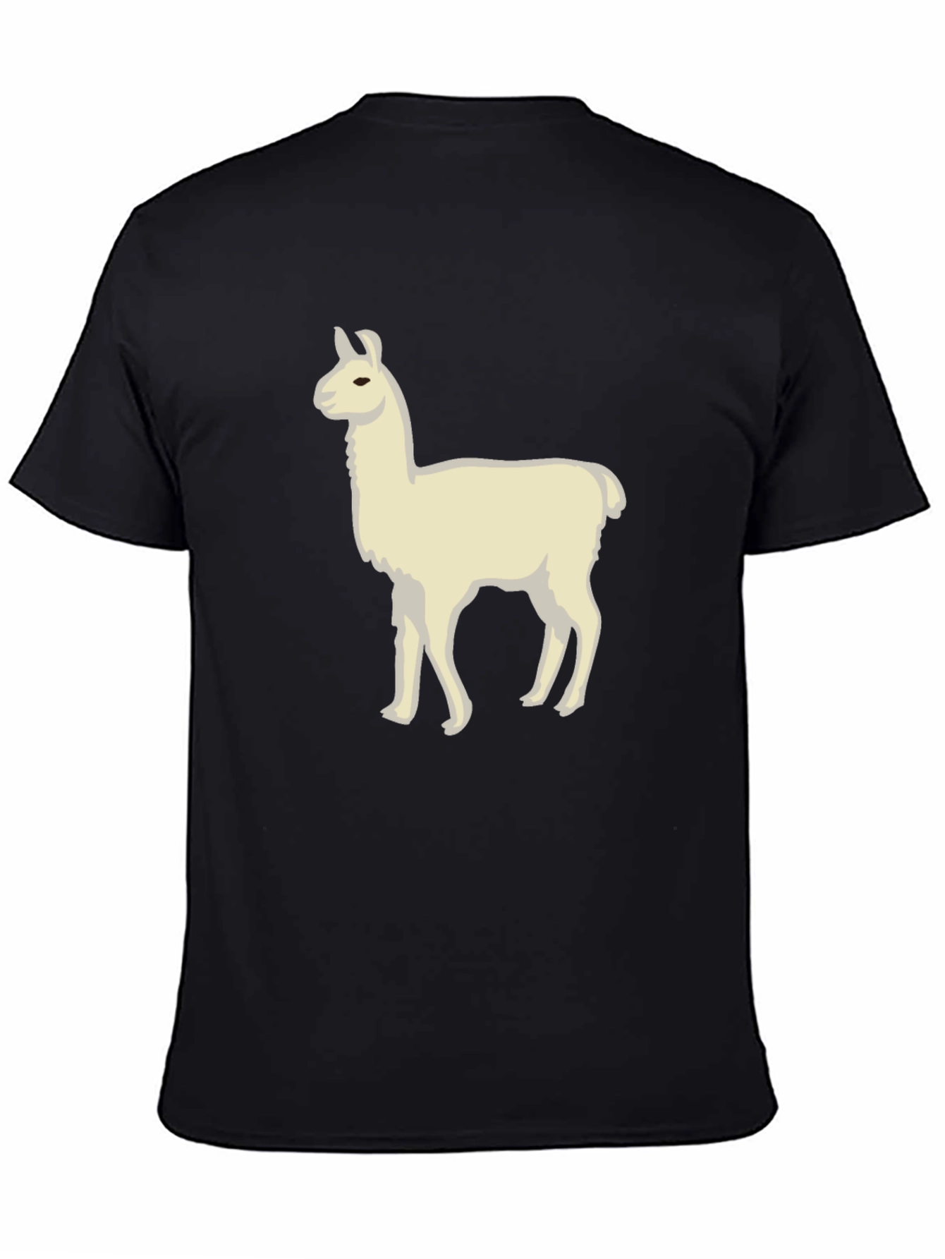 Camiseta Negra con Diseño de Llama
