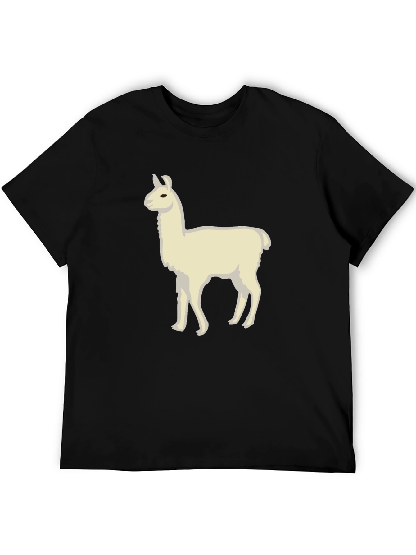 Camiseta Negra con Diseño de Llama