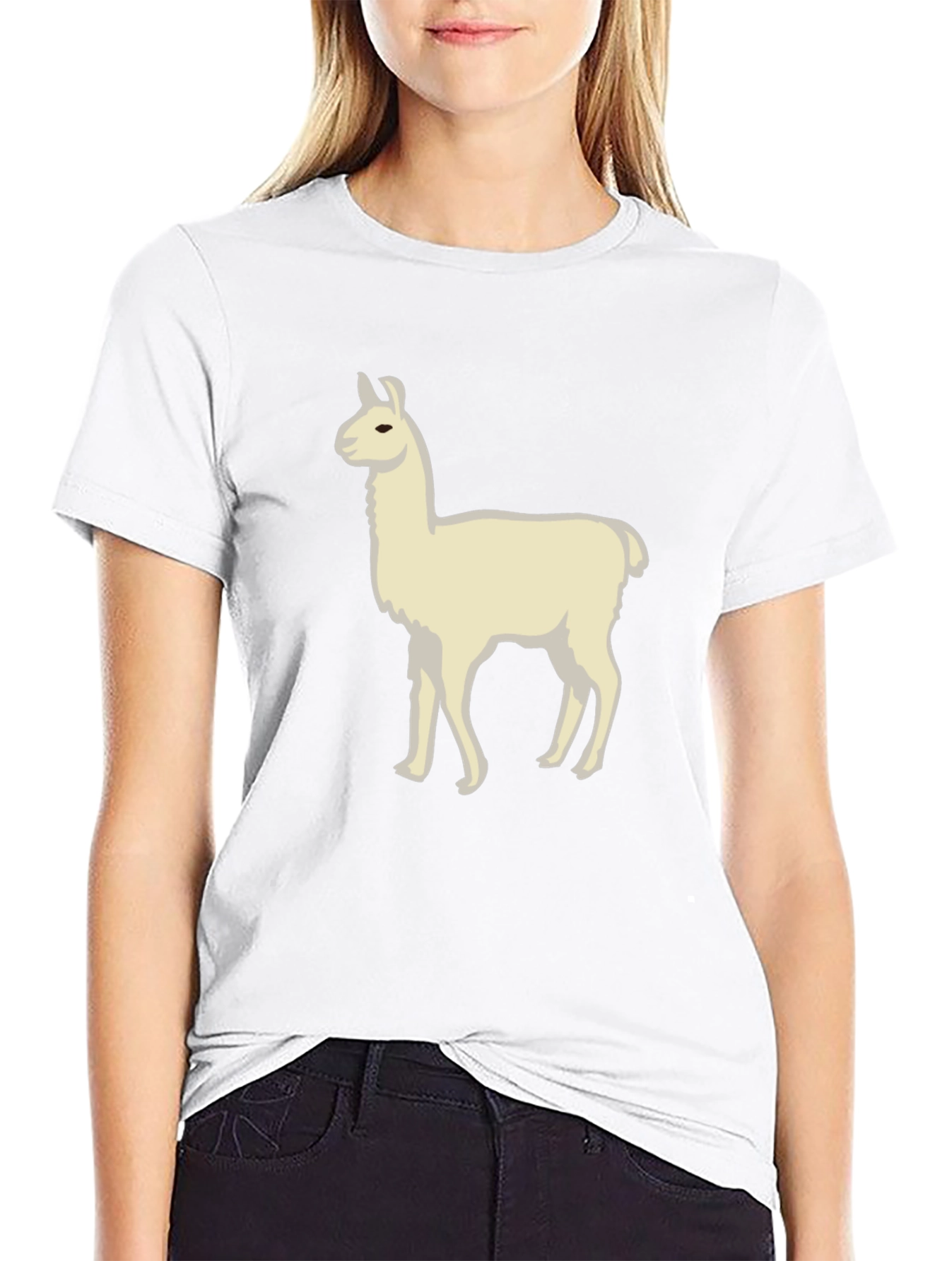 Camiseta Negra con Diseño de Llama