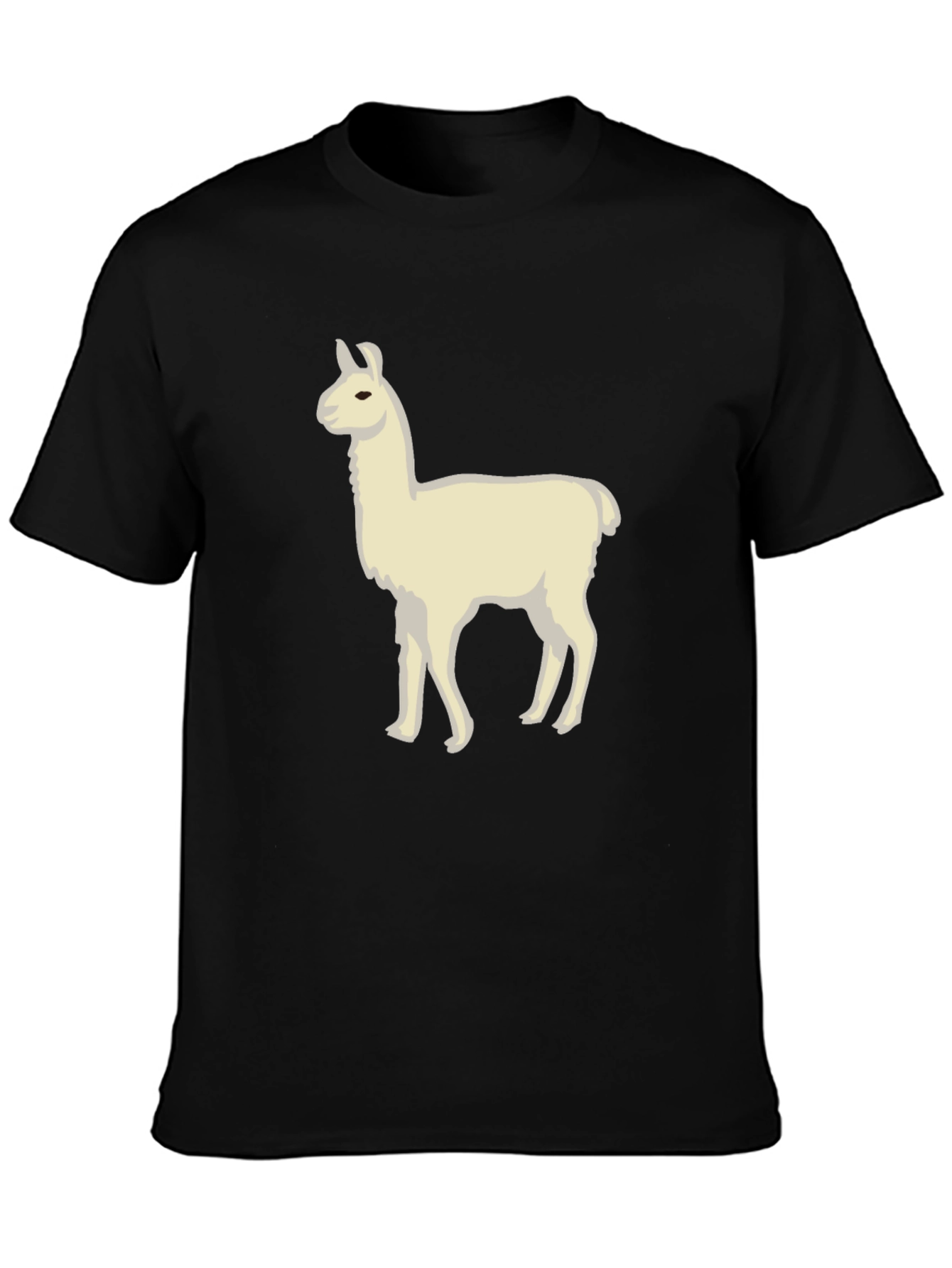 Camiseta Negra con Diseño de Llama