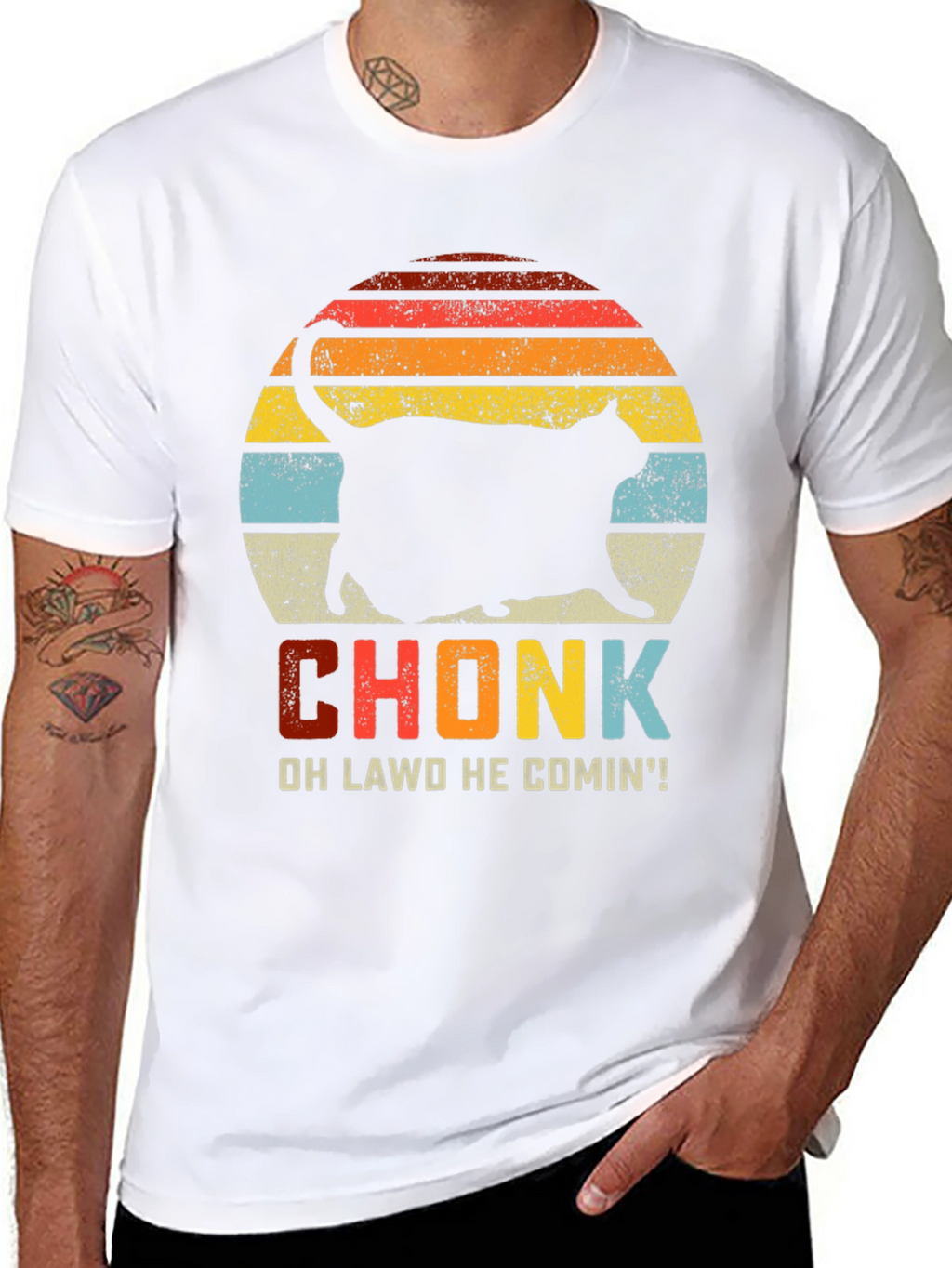 Camiseta Chonk: ¡Ahí viene el grandote!