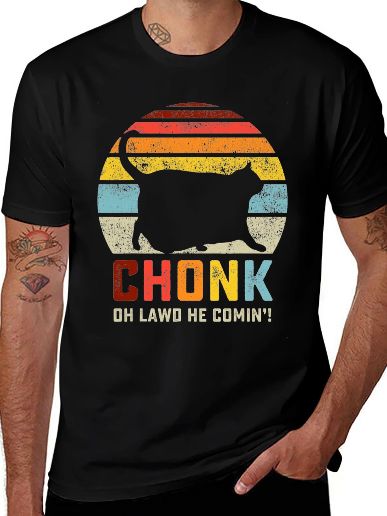 Camiseta Chonk: ¡Ahí viene el grandote!