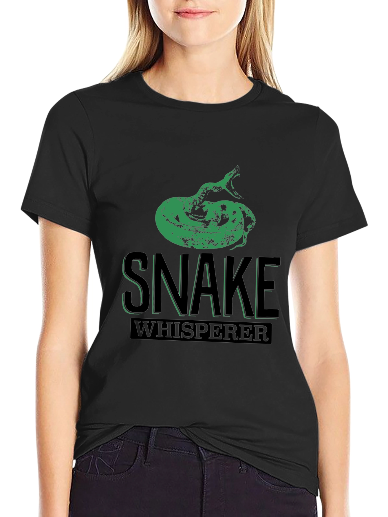 Camiseta Hombre Snake Whisperer Diseño Serpiente