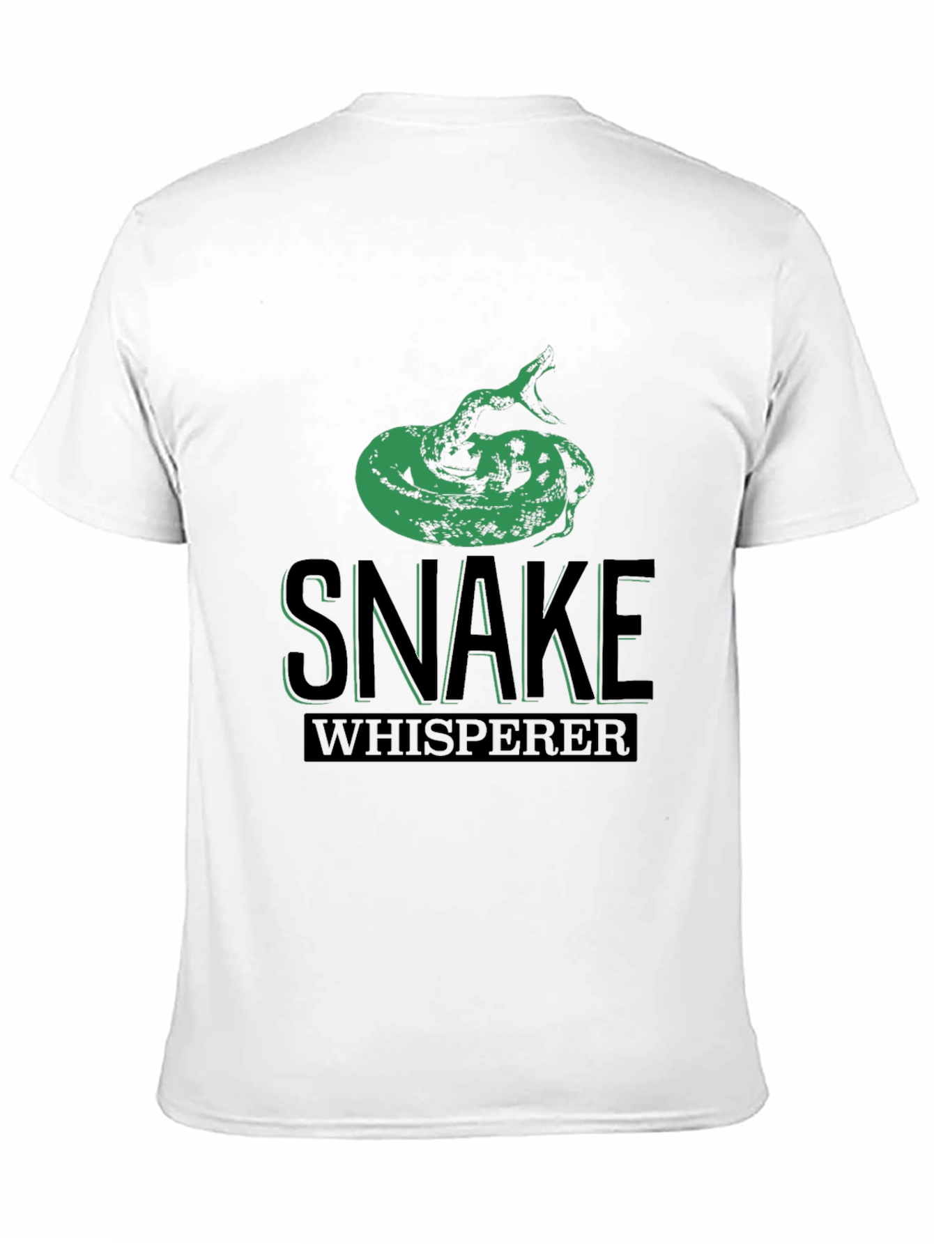 Camiseta Hombre Snake Whisperer Diseño Serpiente