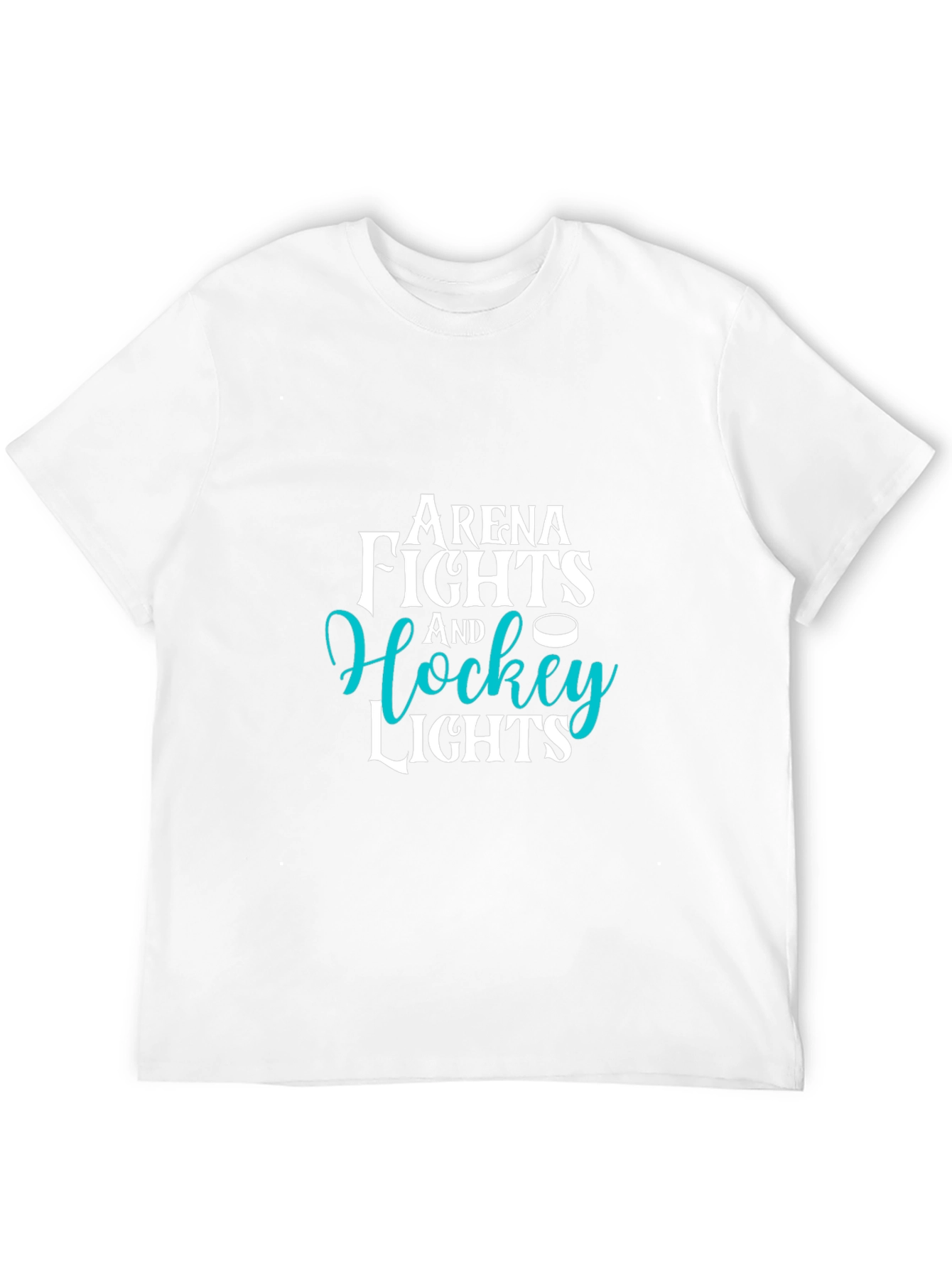 Camiseta Negra con Diseño de Hockey