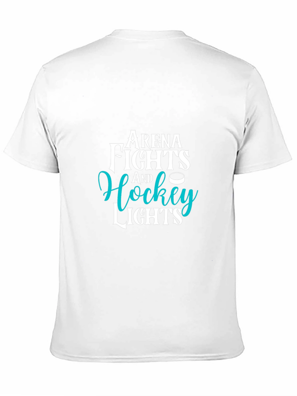 Camiseta Negra con Diseño de Hockey