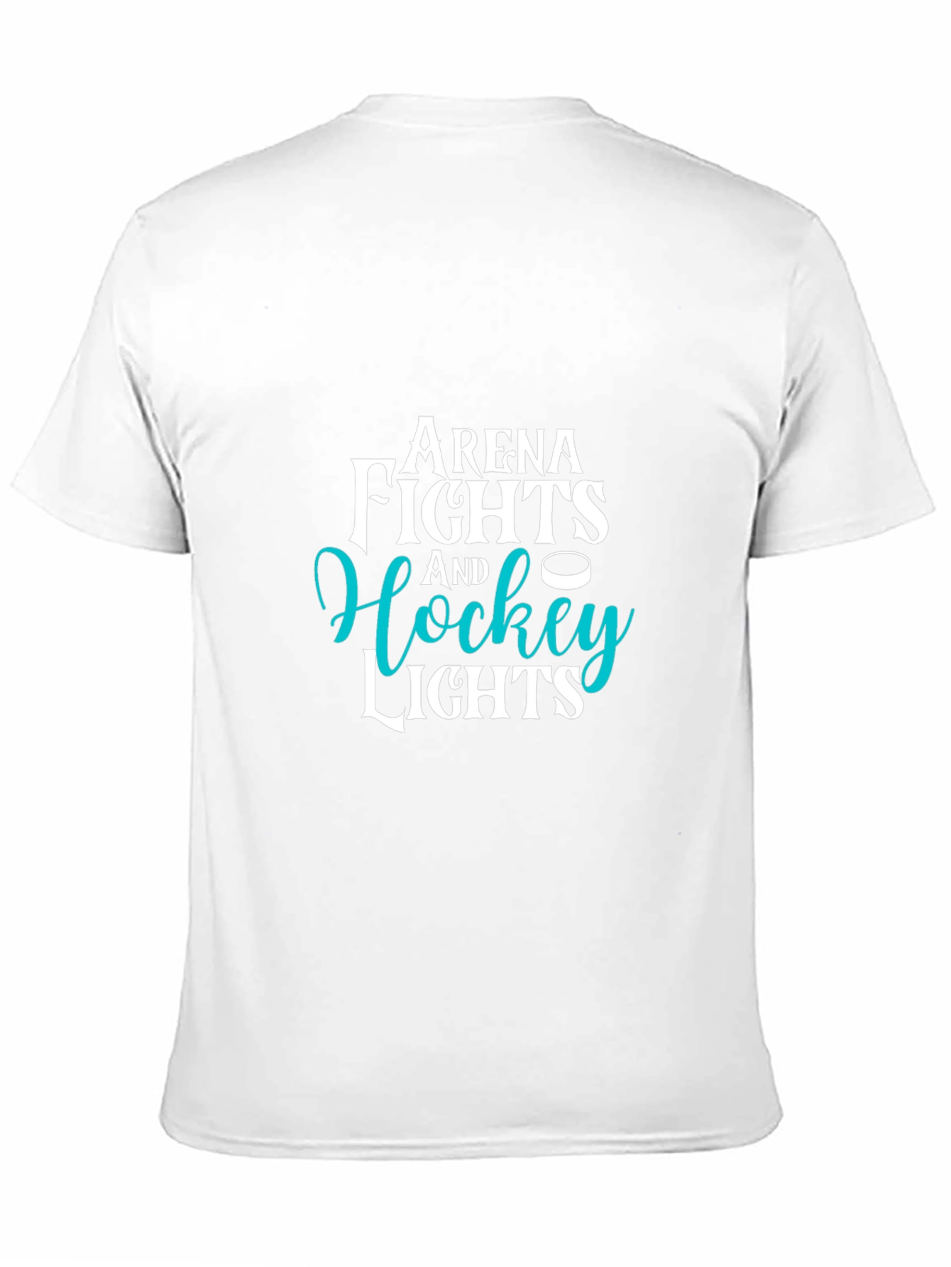 Camiseta Negra con Diseño de Hockey