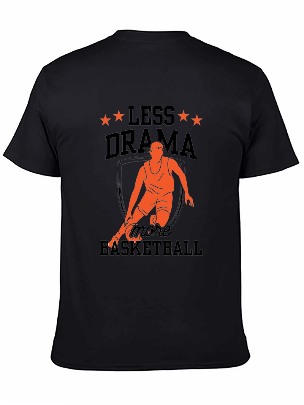Camiseta Hombre Baloncesto Menos Drama Más Baloncesto