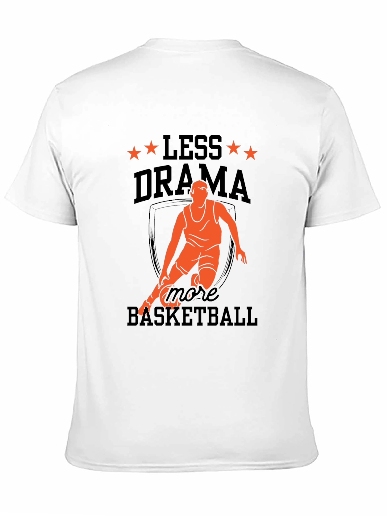 Camiseta Hombre Baloncesto Menos Drama Más Baloncesto