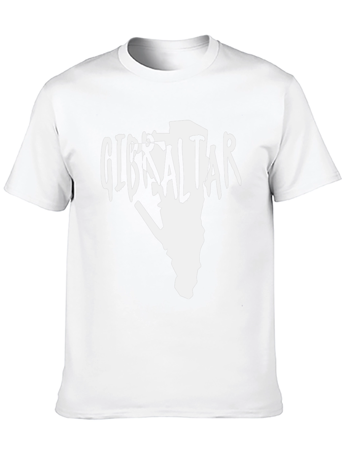 Camiseta Gibraltar Negra Hombre Diseño Original