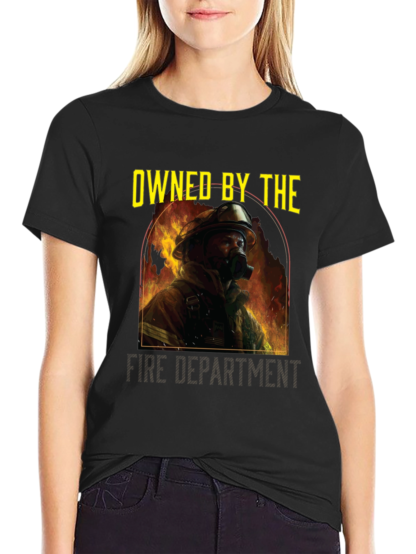 Camiseta Bombero: Owned by the Fire Department