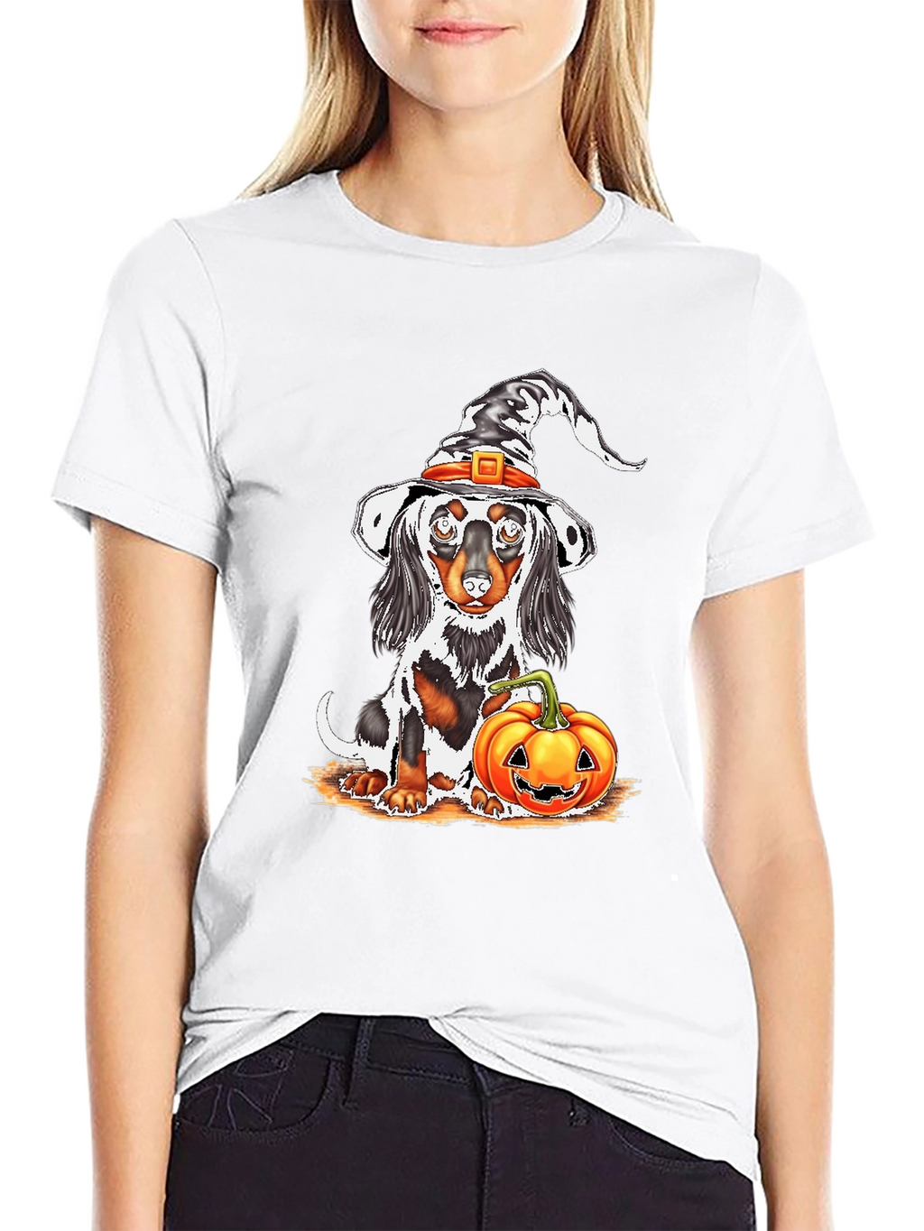 Camiseta Dachshund Halloween