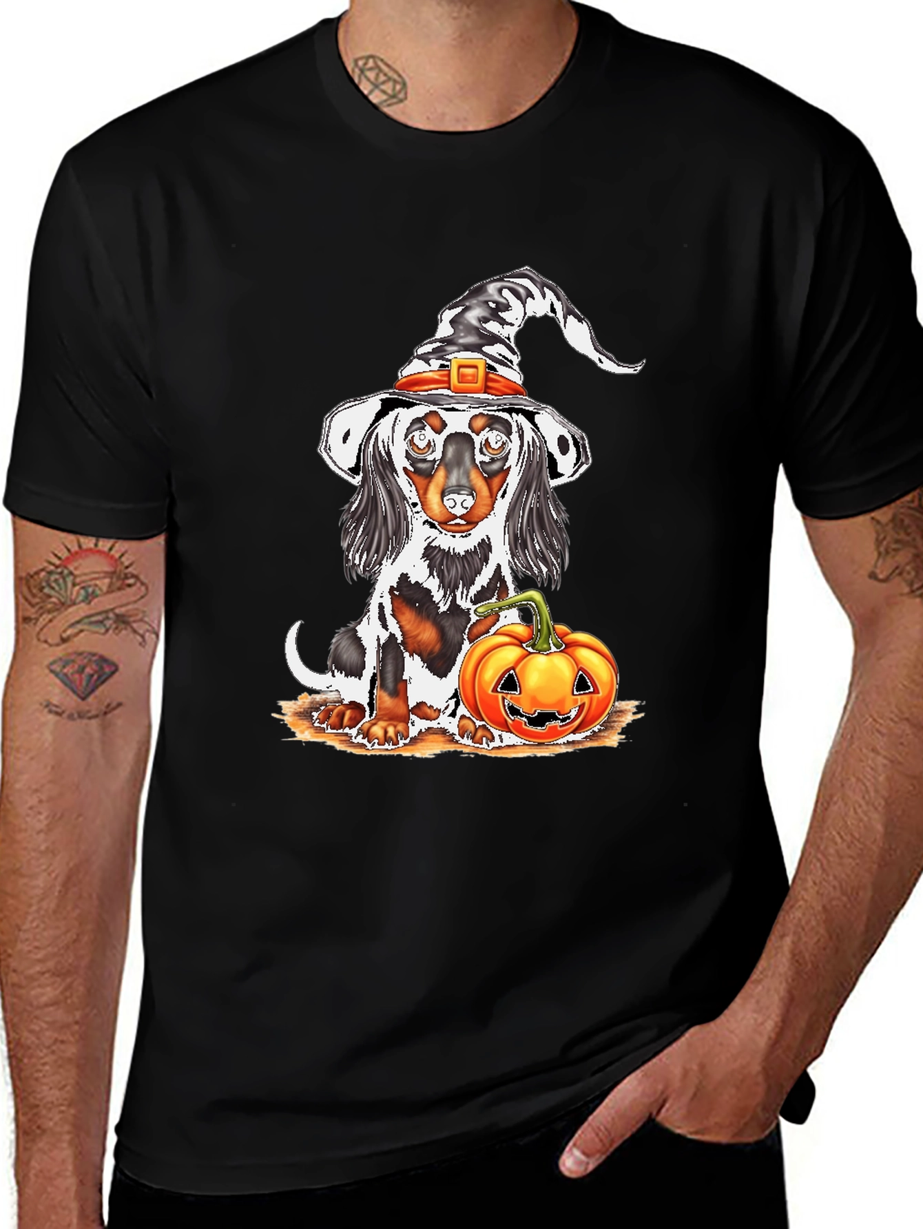 Camiseta Dachshund Halloween
