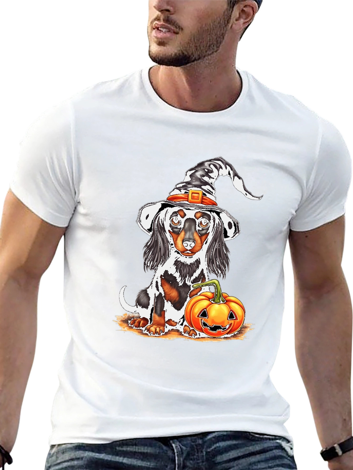 Camiseta Dachshund Halloween