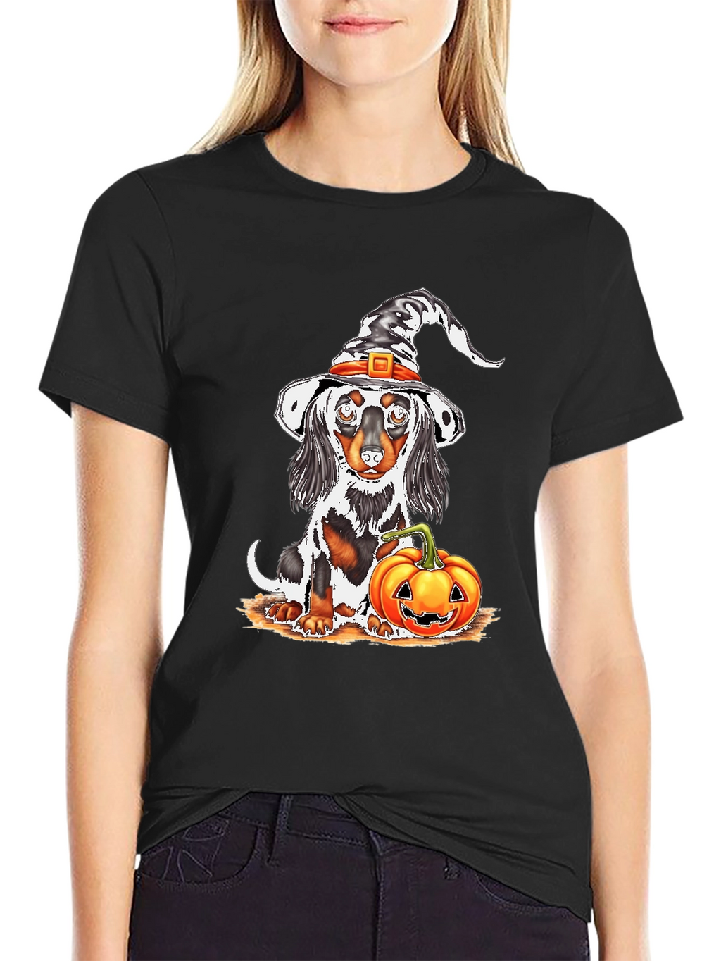 Camiseta Dachshund Halloween
