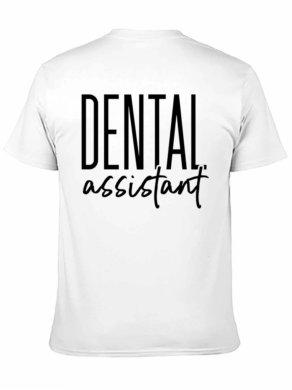 Camiseta Negra Asistente Dental