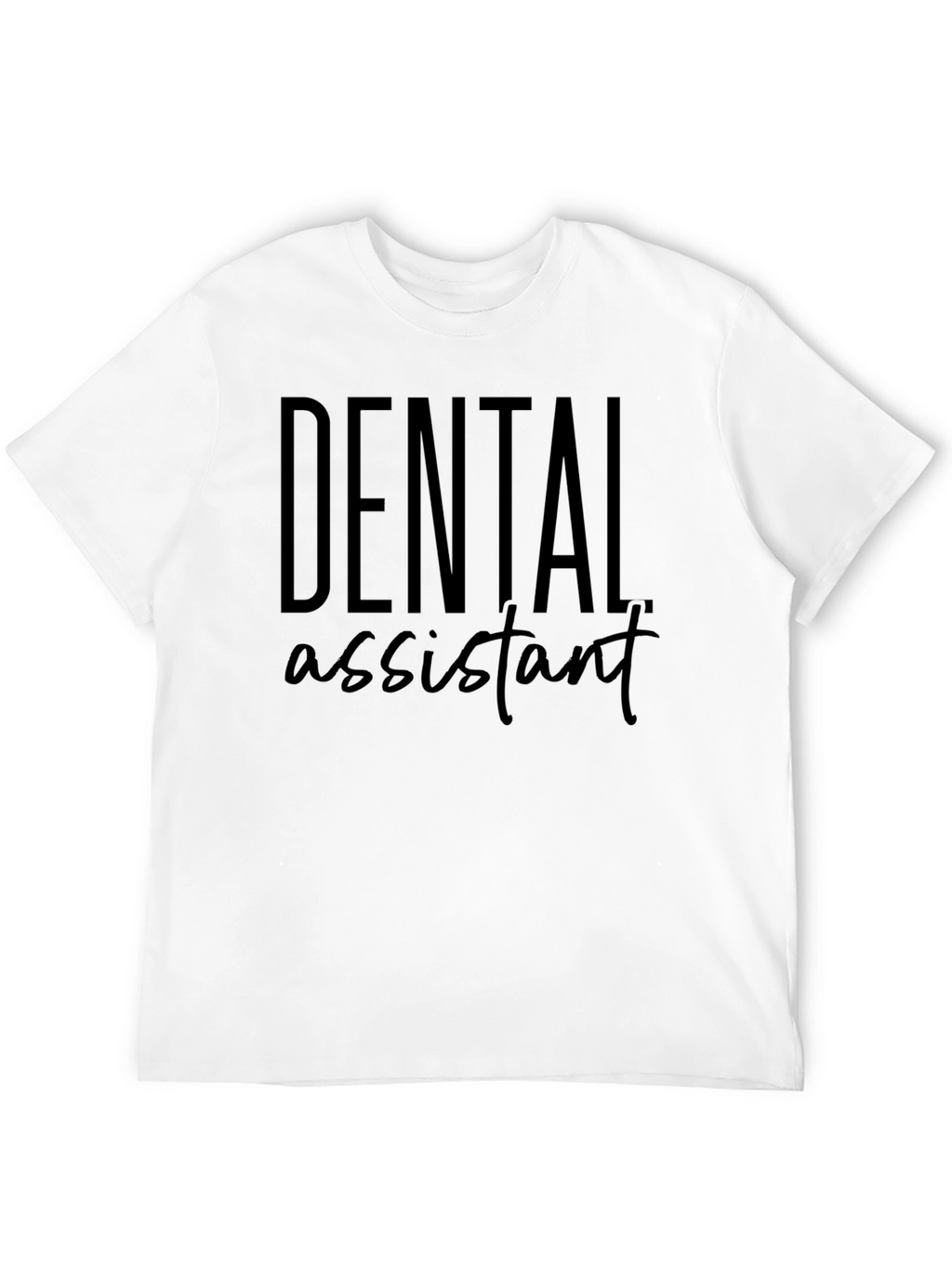Camiseta Negra Asistente Dental