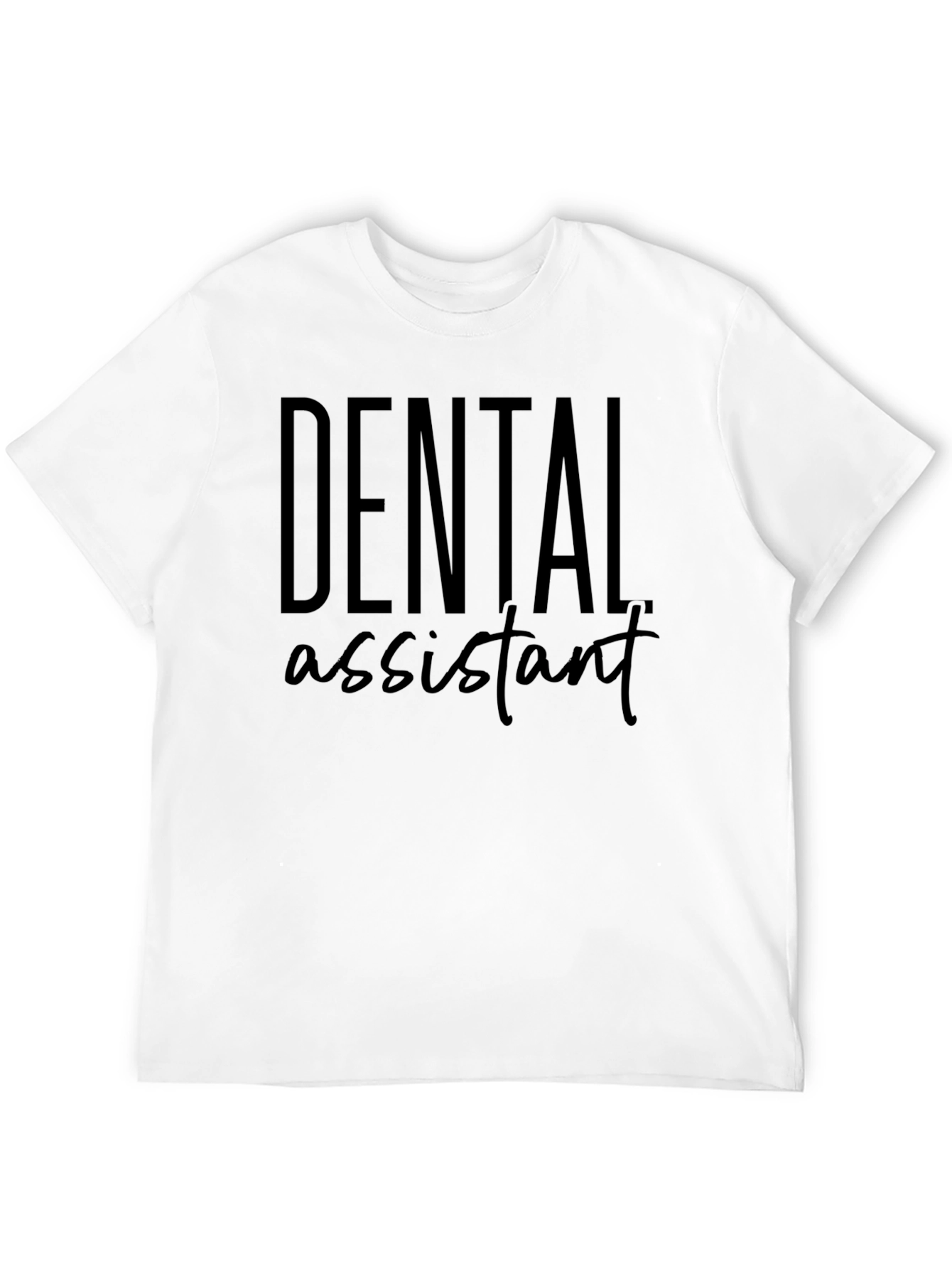 Camiseta Negra Asistente Dental