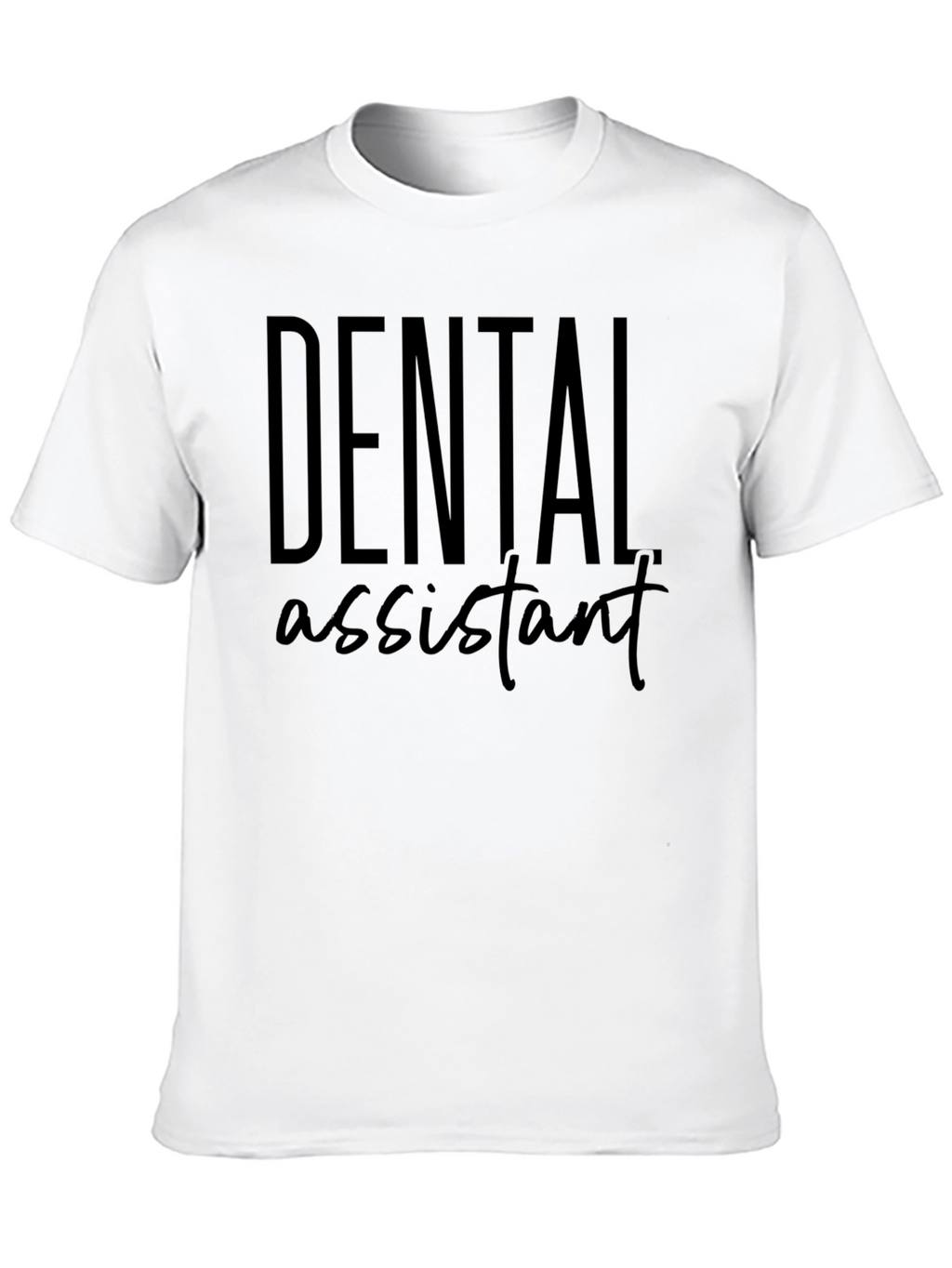 Camiseta Negra Asistente Dental
