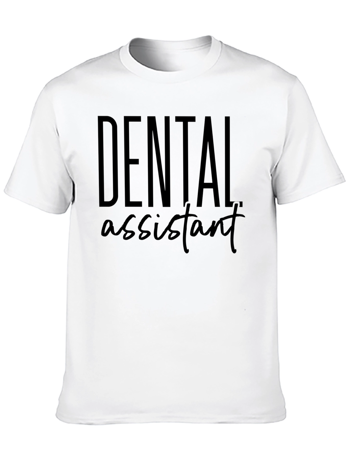 Camiseta Negra Asistente Dental