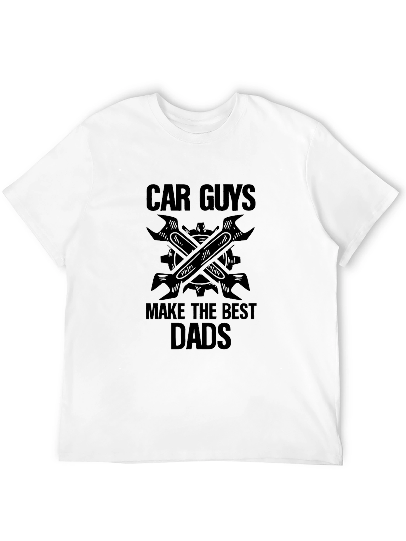 Camiseta Negra Car Guys Make the Best Dads