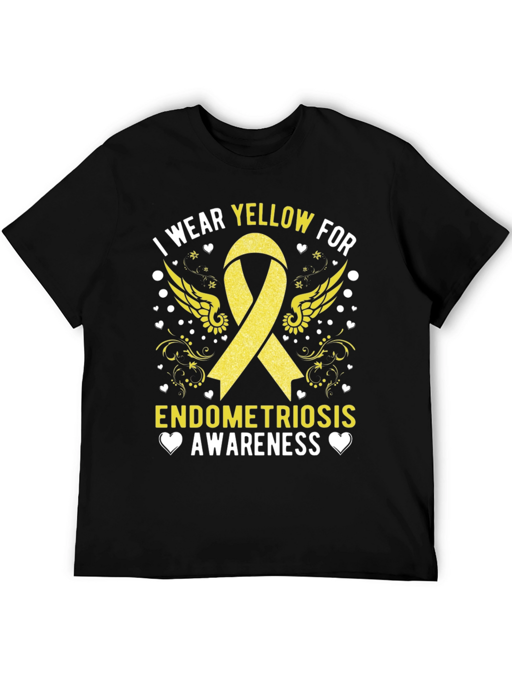 Camiseta Concienciación Endometriosis Amarillo