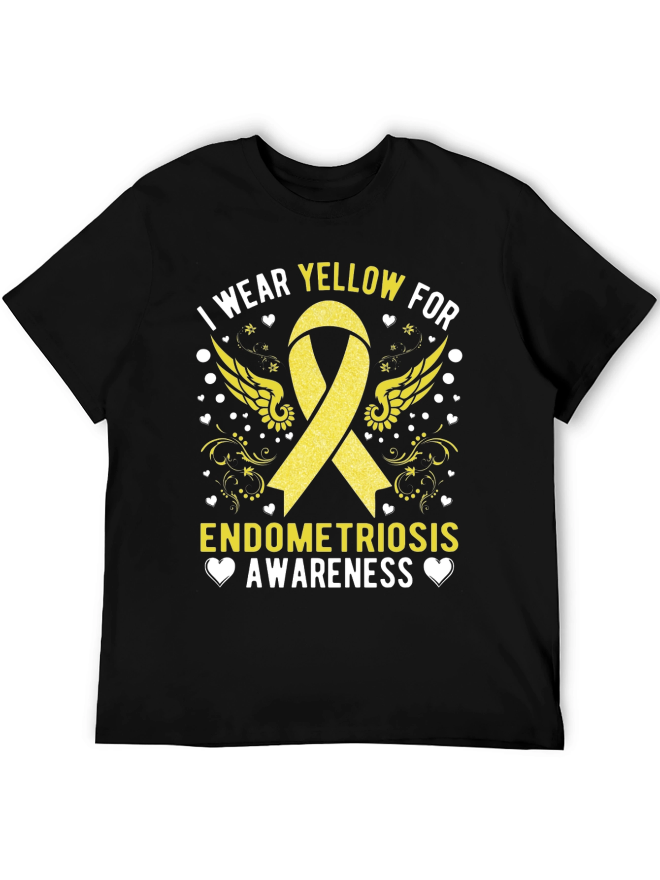 Camiseta Concienciación Endometriosis Amarillo