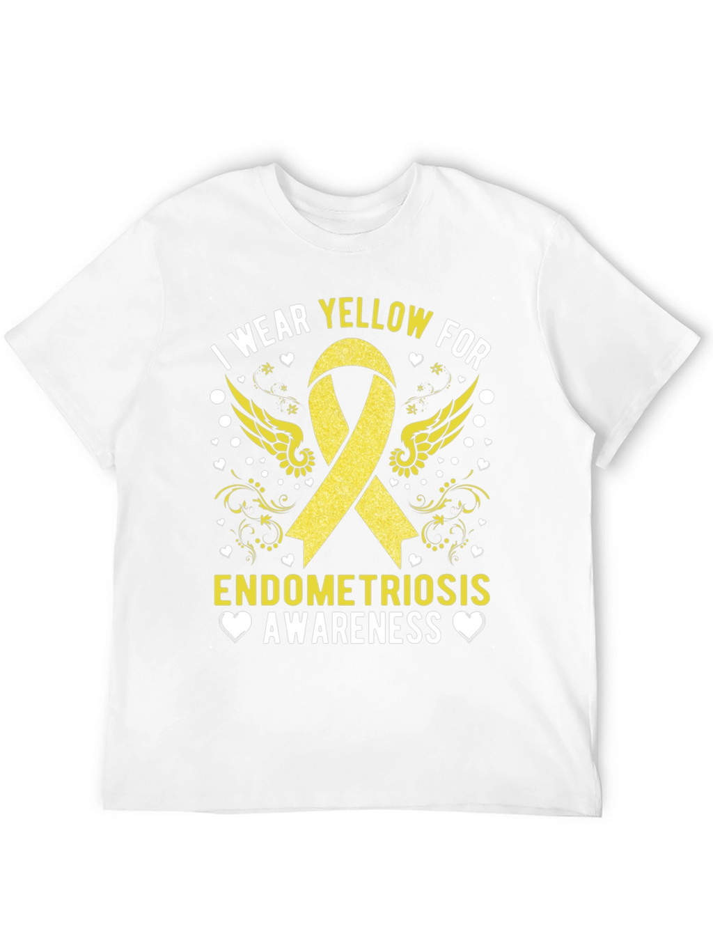 Camiseta Concienciación Endometriosis Amarillo