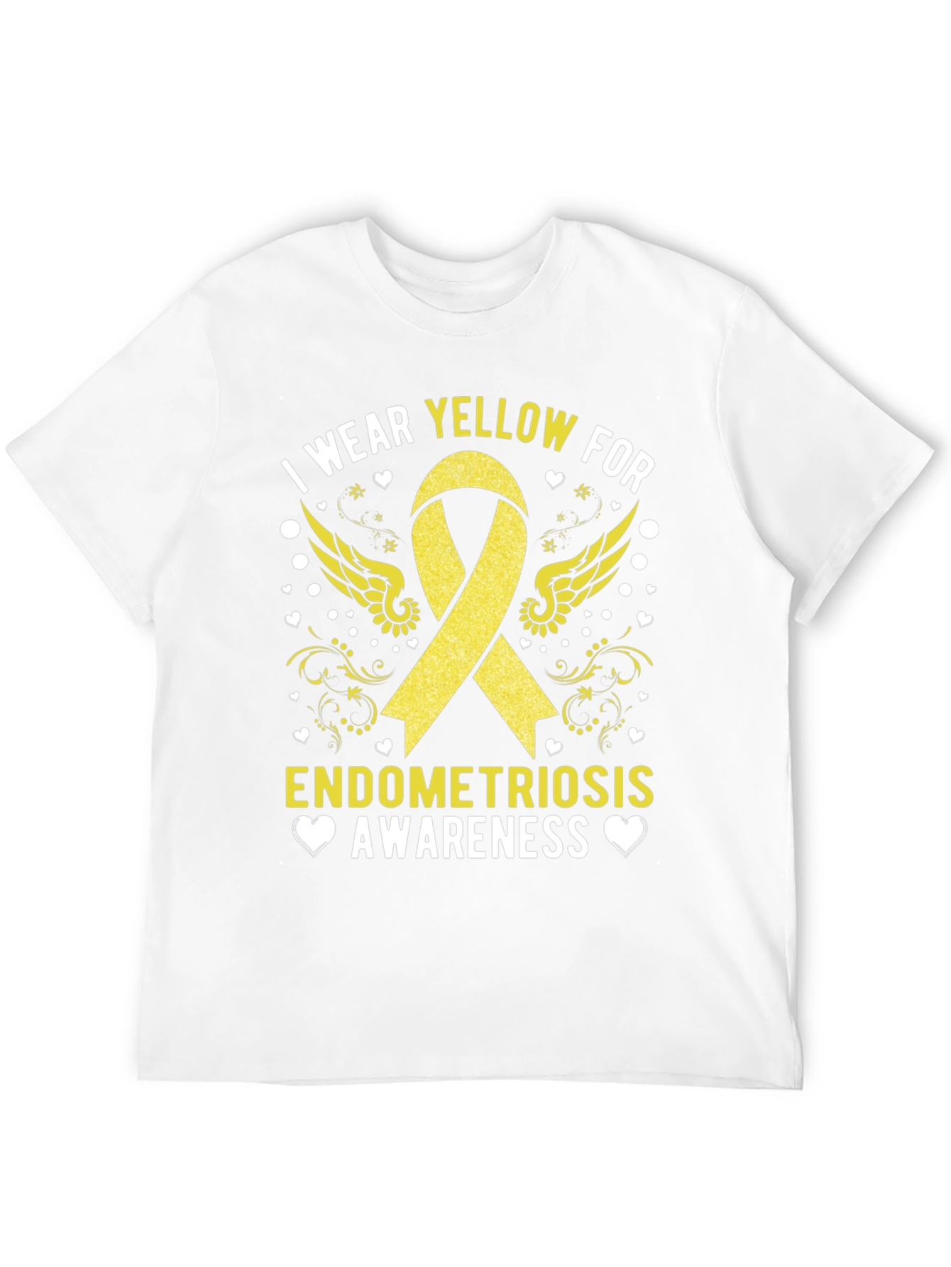 Camiseta Concienciación Endometriosis Amarillo