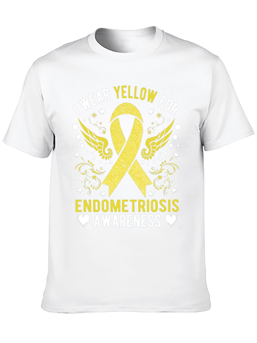 Camiseta Concienciación Endometriosis Amarillo