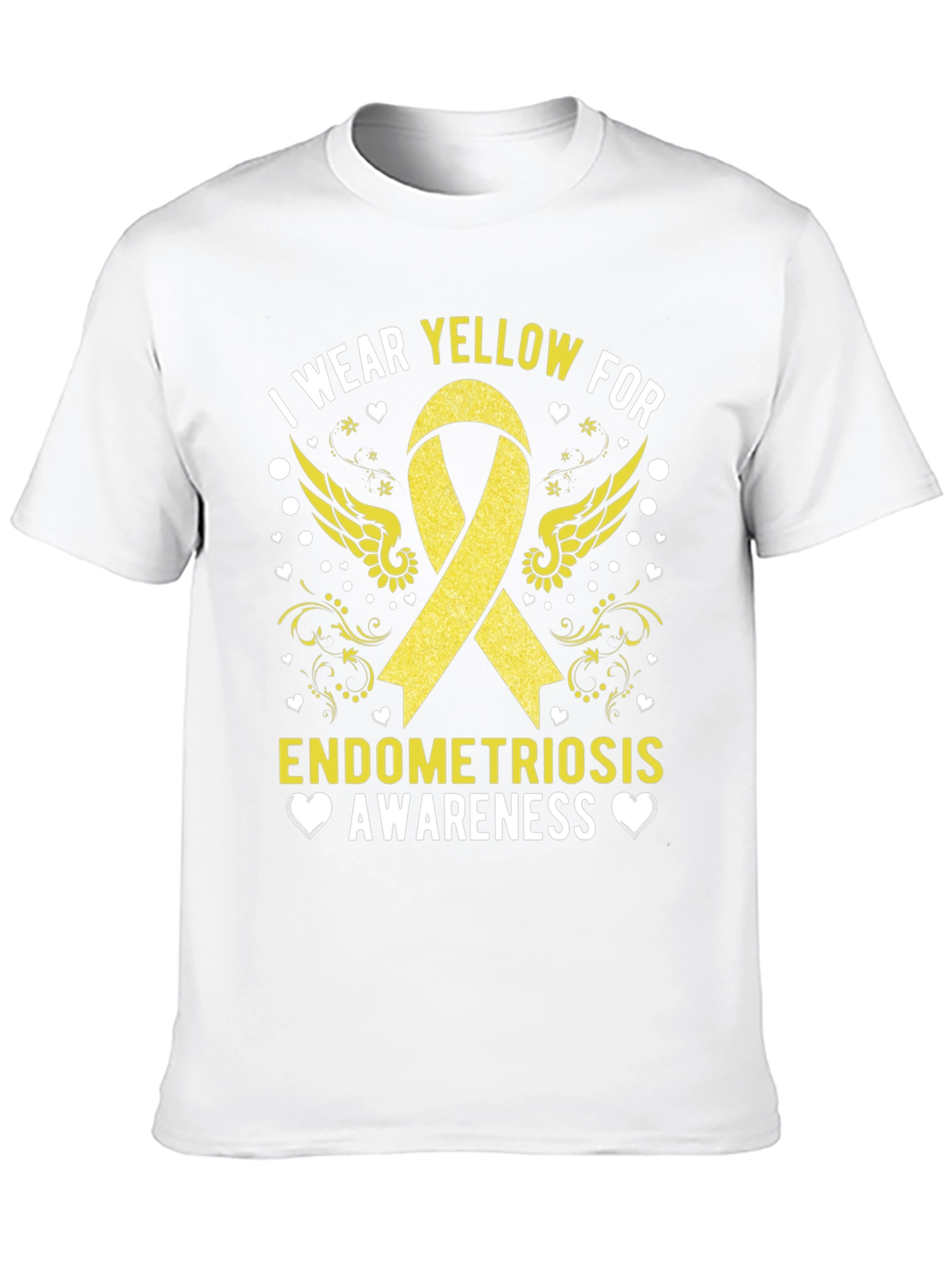 Camiseta Concienciación Endometriosis Amarillo
