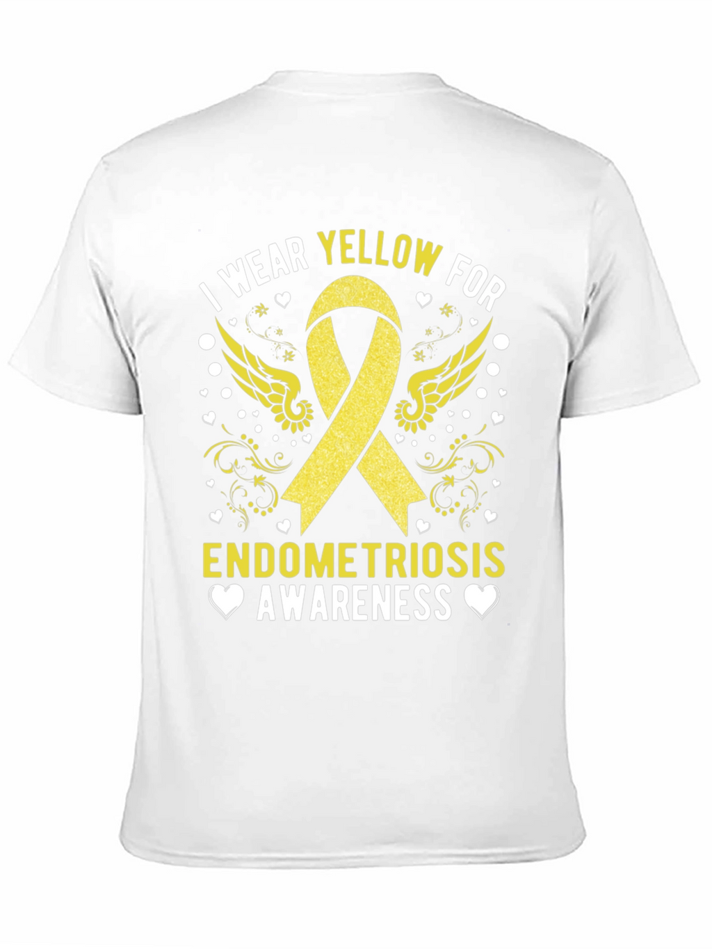 Camiseta Concienciación Endometriosis Amarillo